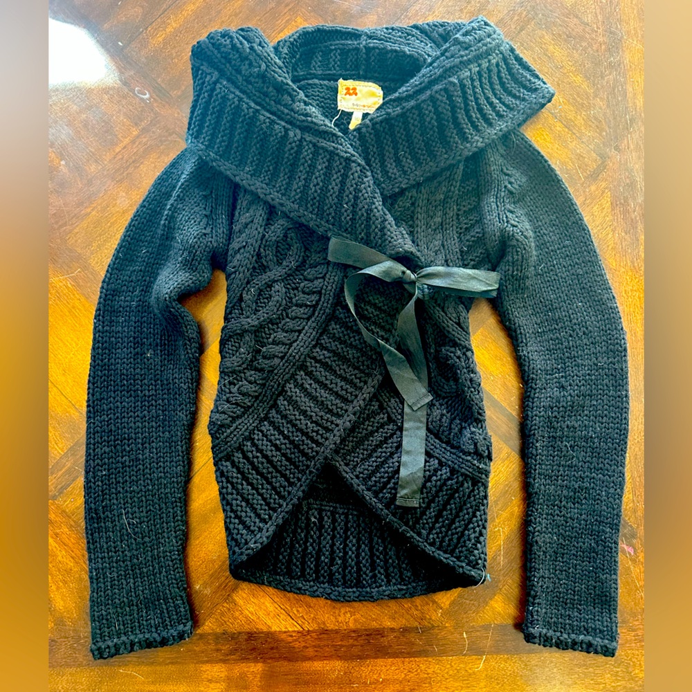Twill twenty two wool sweater